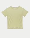 BASERANGE Classic Bamboo Fiber and Cotton Loose T-Shirt Collection Crew Neck Bottoming Shirt French BAS-TTLO-BL-AU25-PIER GREEN (TOLO-BL-000 TTLO)